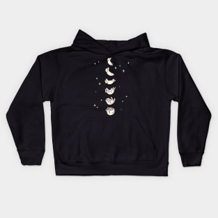 Celestial Feline Frolic Kids Hoodie